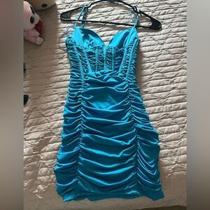 Zara Mini Dress - Blue